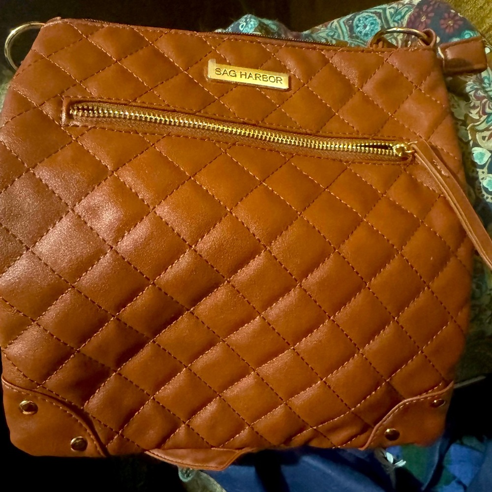 Faux sag harbor purse